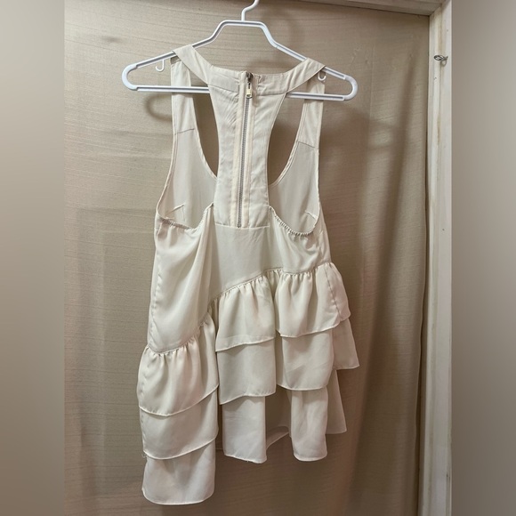 ⚫️ BOGO Annabelle Layered Sleeveless Tank Top with zipper back size (small) - Picture 3 of 7